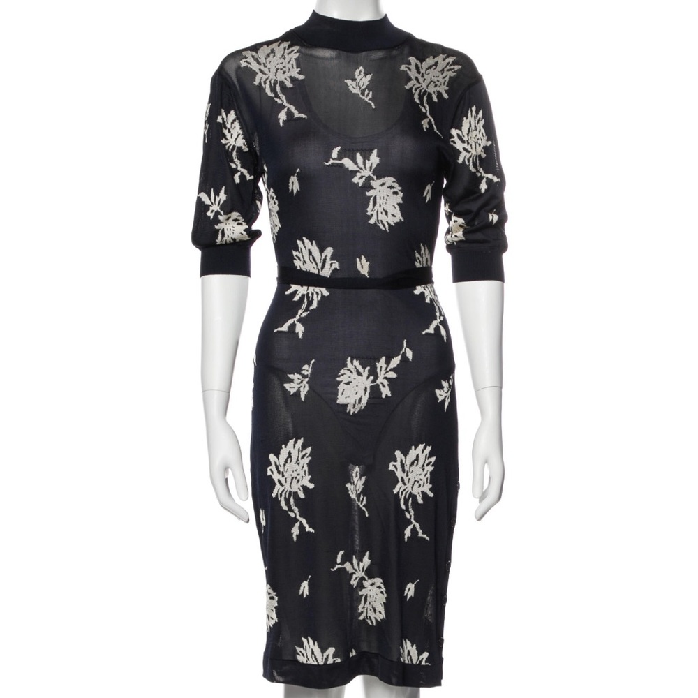 Chloe Knee Length Knit Dress
